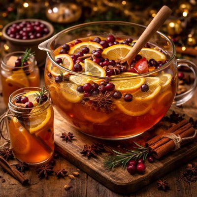 Image of Holiday Fruit and Tea Punch