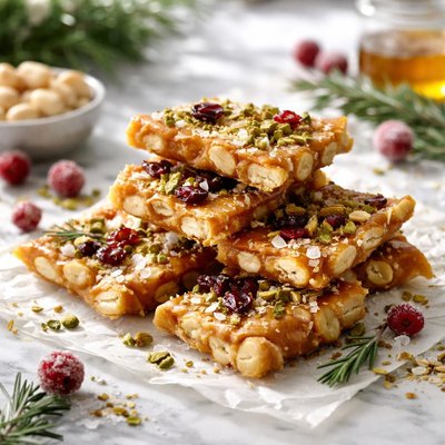 Image of Holiday Macadamia Nut Brittle