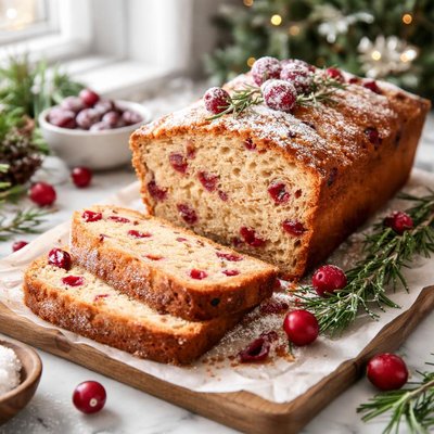 Image of Holiday Season Cranberry Bread