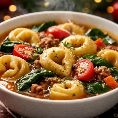 Image of Holiday Tortellini Soup