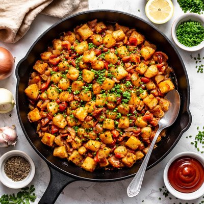 Image of Home Fries with Onions and Chives