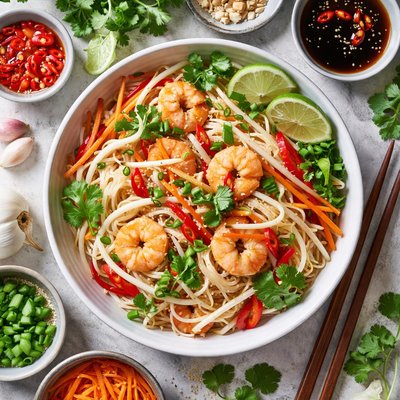 Image of Homemade Asian Rice Noodles