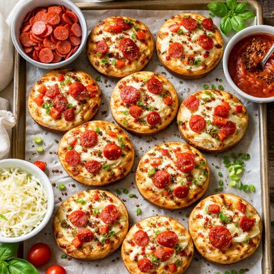 Image of Vegan Homemade Bagel Bites