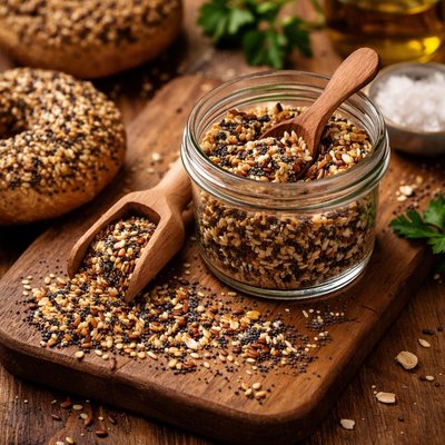 Image of Condimento Casero para Bagels de la Dieta Mediterránea