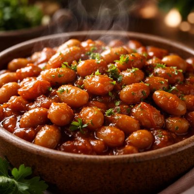 Image of Vegan Homemade Baked Beans