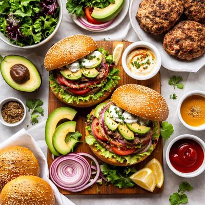 Image of Whole30 Homemade Beef Burgers