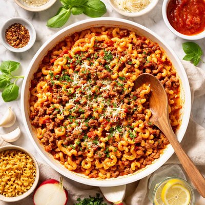 Image of Homemade Beefaroni