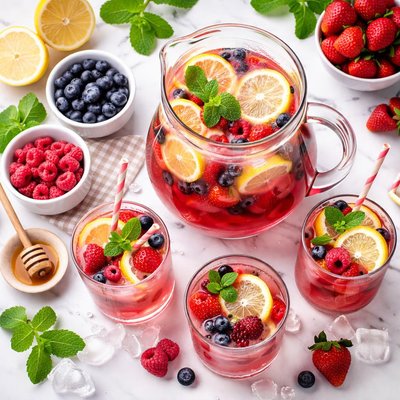 Image of Homemade Berry Lemonade