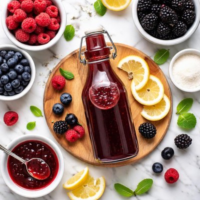 Image of Whole30 Homemade Berry Syrup