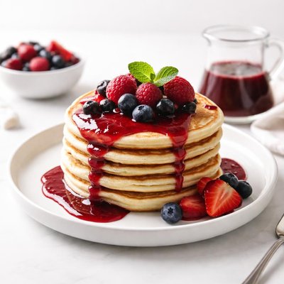 Image of Homemade Berry Syrup for Pancakes