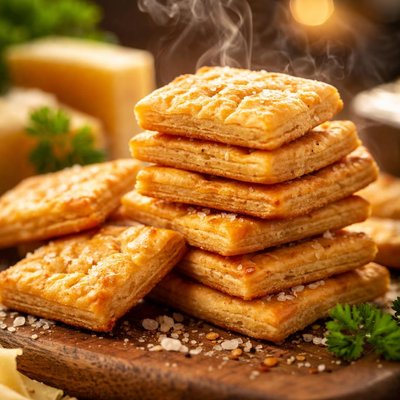 Image of Whole30 Homemade Cheese Crackers