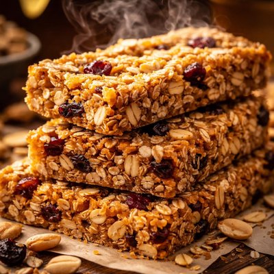 Image of Homemade Chewy Granola Bars