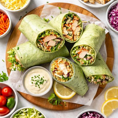Image of Dairy-Free Homemade Chick-fil-A Cool Wrap