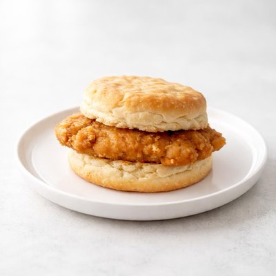 Image of High Protein Homemade Chick-fil-A Style Chicken Biscuit