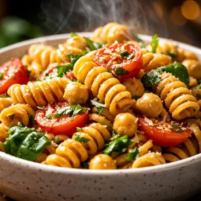 Image of Vegan Homemade Chickpea Protein Pasta