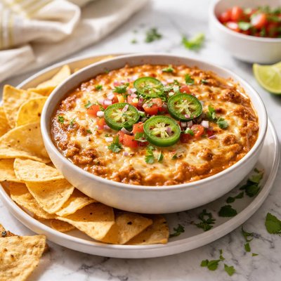 Image of Vegan Homemade Chili Cheese Dip