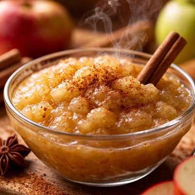 Image of Compota de Manzana Casera con Canela