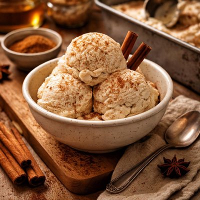 Image of Homemade Cinnamon Ice Cream