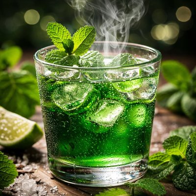 Image of Homemade Creme De Menthe