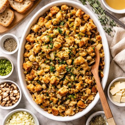 Image of Homemade Crock Pot Stuffing