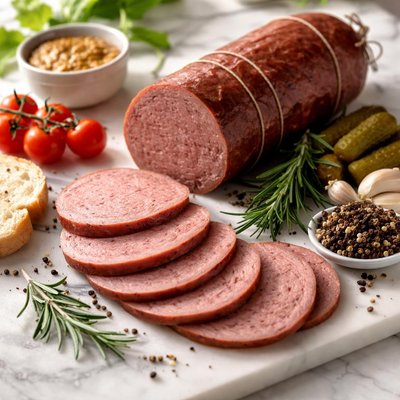 Image of Homemade Deer Venison Bologna