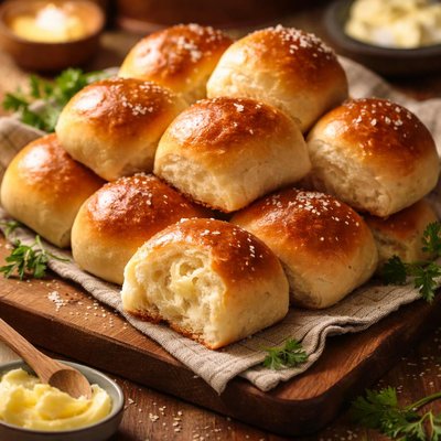 Image of Vegan Homemade Dinner Rolls