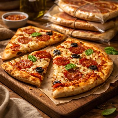 Image of Homemade Freezer Pizza