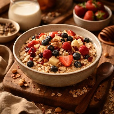 Image of Vegan Homemade Fruit Muesli