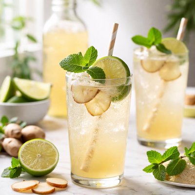 Image of Keto Homemade Ginger Beer