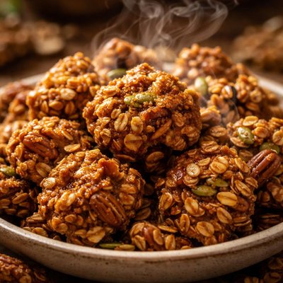 Image of Clústeres de Granola Casera sin Azúcar