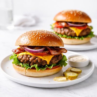 Image of Homemade Hamburgers