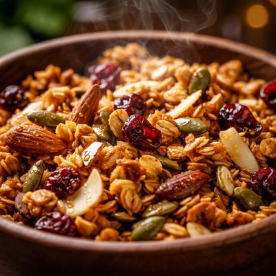Image of Vegan Homemade Honey Granola