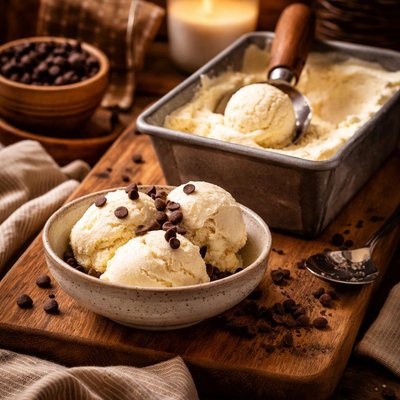 Image of Homemade Ice Cream No Cook Version