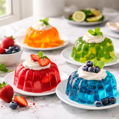 Image of Homemade Jello Regular and Sugar Free