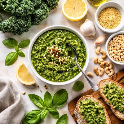 Image of Homemade Kale Pesto