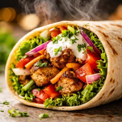 Image of Wrap de Kebab Casero Whole30