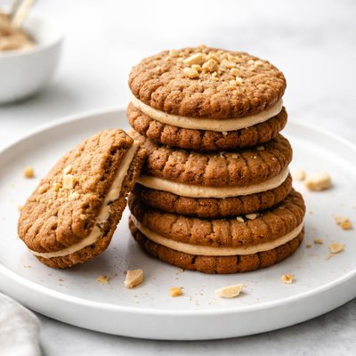 Image of Vegan Homemade Nutter Butter Cookies