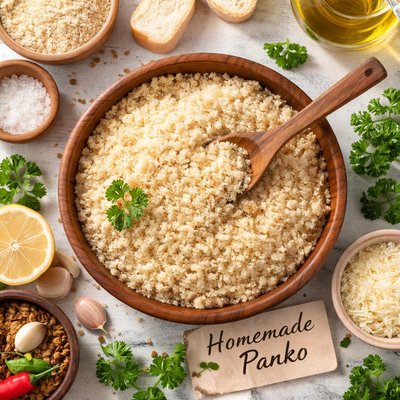 Image of Homemade Panko Japanese Bread Crumbs
