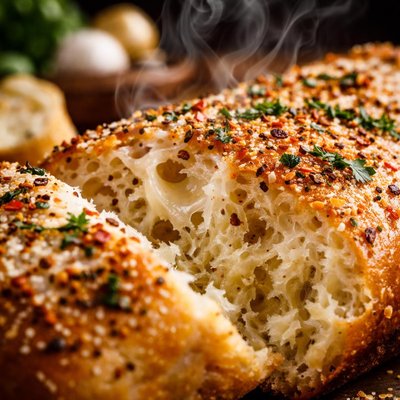 Image of Homemade Pepper Parmesan Bread