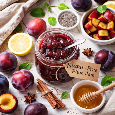 Image of Homemade Plum Jam