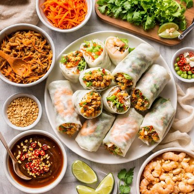 Image of Homemade Popiah Spring Roll