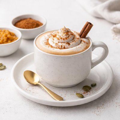 Image of Café de calabaza vegano casero