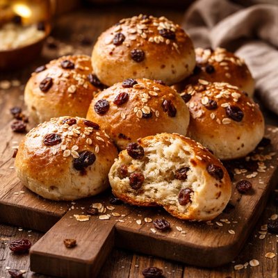 Image of Homemade Raisin Buns