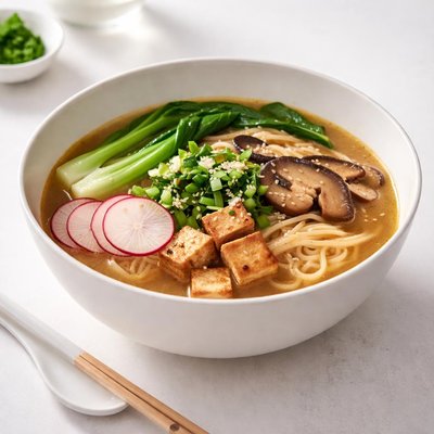 Image of Caldo de Ramen Casero sin Soya