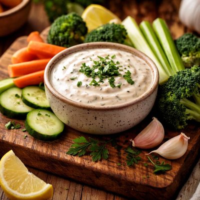 Image of Whole30 Homemade Ranch Dipping Sauce