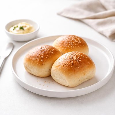 Image of Vegan Homemade Roll Bread
