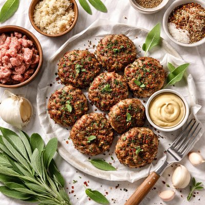 Image of Homemade Sage Sausage Patties Easy