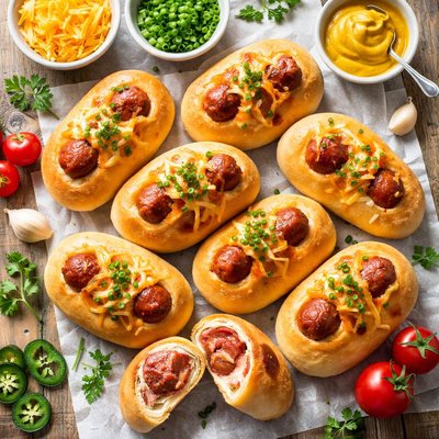 Image of Homemade Sausage Kolaches