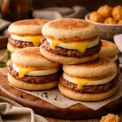 Image of Homemade Sausage Mcmuffins