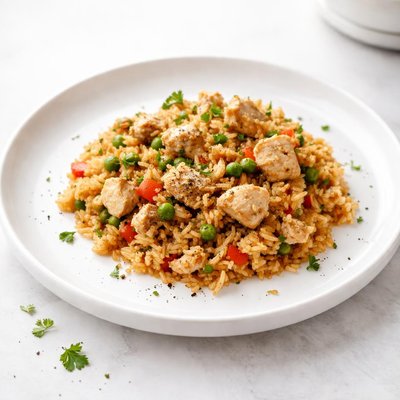 Image of Homemade Seasoned Rice Mix Chicken Rice Casserole